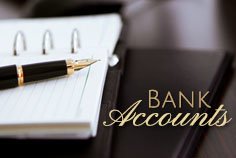 What do I do with the deceased's bank accounts?