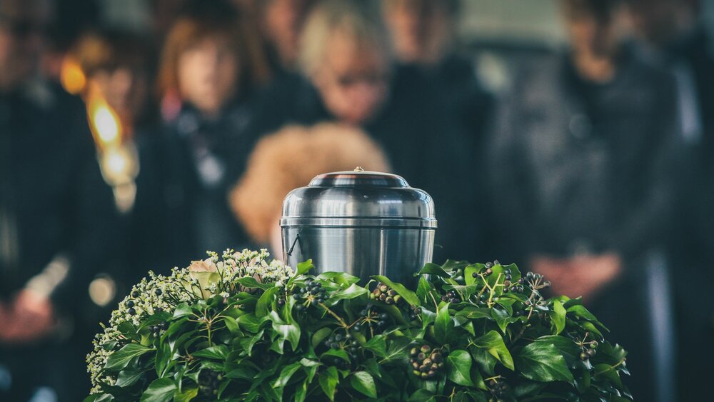 An Urn on display